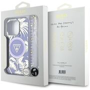 Husa premium pentru  iPhone 16 Pro compatibila MagSafe Guess Luxury Series - Mov