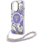 Husa premium pentru  iPhone 16 Pro compatibila MagSafe Guess Luxury Series - Mov