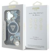 Husa premium pentru  iPhone 16 compatibila MagSafe Guess Luxury Series - Gri inchis