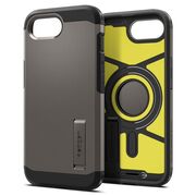 Husa premium pentru  iPhone 16e Spigen - Tough Armor MagSafe - Gunmetal
