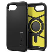Husa premium pentru  iPhone 16e Spigen - Tough Armor MagSafe - Negru