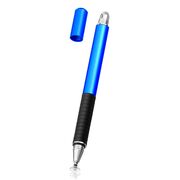 Stylus Pen Universal 2 in 1 – Precizie și Confort pentru Desen și Scris, pentru telefoane si tablete, compatibil Android si iOS - albastru inchis