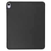 Husa pentru Apple iPad Air 13 2025 / 2024 M3, M2 Soft Shell tip stand, functie sleep / wake-up si slot pentru stylus, protectie 360 - negru