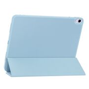 Husa pentru Apple iPad Air 13 2025 / 2024 M3, M2 Soft Shell tip stand, functie sleep / wake-up si slot pentru stylus, protectie 360 - sky blue