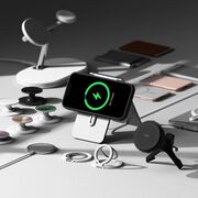 Husa pentru iPhone 16e RINGKE SILICONE MAGNETIC MAGSAFE - negru