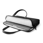 Geantă premium pentru laptop, compatibilă cu modele Macbook, Dell, HP, Lenovo - Protecție elegantă și funcțională, compatibilitate 13 - 14 inch, negru