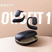 Casti sport Bluetooth TWS, in-ear, 500mAh Havit OWS914, bej