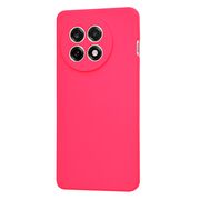 Husa pentru  OnePlus 13R Liquid Silicone, subțire, captusita cu microfibra, anti amprentă, protectie cameră foto, Fucsia