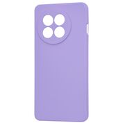 Husa pentru  OnePlus 13R Liquid Silicone, subțire, captusita cu microfibra, anti amprentă, protectie cameră foto, Lavanda