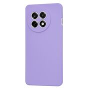 Husa pentru  OnePlus 13R Liquid Silicone, subțire, captusita cu microfibra, anti amprentă, protectie cameră foto, Lavanda
