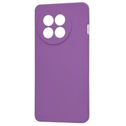 Husa pentru  OnePlus 13R Liquid Silicone, subțire, captusita cu microfibra, anti amprentă, protectie cameră foto, Mov