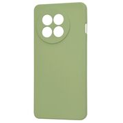 Husa pentru  OnePlus 13R Liquid Silicone, subțire, captusita cu microfibra, anti amprentă, protectie cameră foto, Verde menta