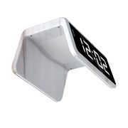 Incarcator wireless cu ceas digital RGB LED 15W Havit W320, marble
