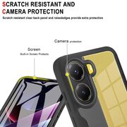 Pachet 360: Husa cu folie integrata pentru  Poco X7 Pro Cover360 fata / spate - Mov