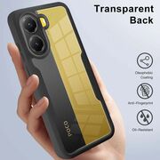 Pachet 360: Husa cu folie integrata pentru  Poco X7 Pro Cover360 fata / spate - Mov