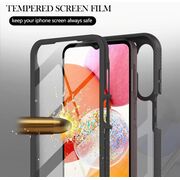 Pachet 360: Husa cu folie integrata Samsung Galaxy A56 / A36 5G Defense 360 - negru / transparent