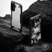 Husa pentru Samsung Galaxy A56 / A36 Ringke Fusion X - transparent / negru