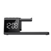 Statie incarcare wireless 15W 3 in 1 cu ceas digital si alarma Havit W3042, negru
