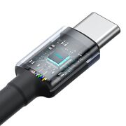[Pachet 2x] Cablu date Fast Charge Type-C Baseus 100W, 5A, 2m, P10318306003-01