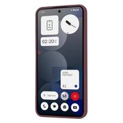 Husa pentru  Nothing Phone (3a) Pro Liquid Silicone, subțire, captusita cu microfibra, anti amprentă, protectie cameră foto, Bordeaux