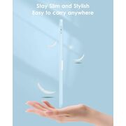 Husa pentru iPad 11 2025 11 inch Soft Shell cu functie wake-up/sleep si compartiment pentru Apple Pen, tip stand, protectie 360, sky blue