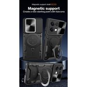 Husa pentru  Oppo Reno 13 cu protecție pentru cameră și suport magnetic integrat Ring Shockproof, Albastru