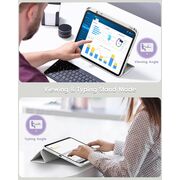 Husa pentru iPad 11 2025 11 inch Soft Shell cu functie wake-up/sleep si compartiment pentru Apple Pen, tip stand, protectie 360, space grey