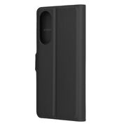 Husa pentru  Samsung Galaxy S25 Edge tip carte cu inchidere magnetica, compartimente pentru carduri si functie stand, Negru