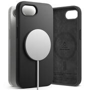 Husa pentru  iPhone 16e Ringke - Silicone Magnetic MagSafe - Negru