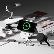 Husa pentru  iPhone 16e Ringke - Silicone Magnetic MagSafe - Negru