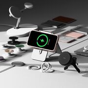 Husa pentru  iPhone 16e Ringke - Silicone Magnetic MagSafe - Roz