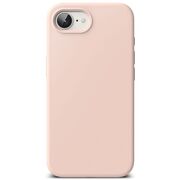Husa pentru  iPhone 16e Ringke - Silicone Magnetic MagSafe - Roz
