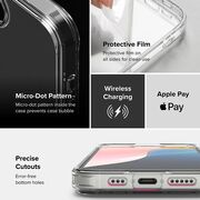 Husa pentru  iPhone 16e Ringke Fusion - Transparent mat