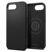 Husa premium pentru  iPhone 16e Spigen - Liquid Air Magsafe - Negru