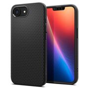 Husa premium pentru  iPhone 16e Spigen - Liquid Air Magsafe - Negru