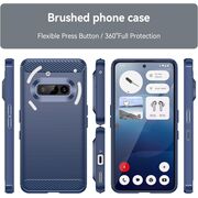 Husa pentru Nothing Phone (3a) Liquid Carbon Silicone - albastru
