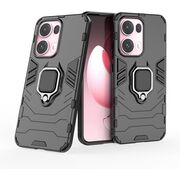 Husa pentru Oppo Reno 13 Pro cu inel Armor Kickstand Tough Rugged Cover - negru