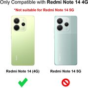 Husa pentru Xiaomi Redmi Note 14 4G Anti-Shock subtire si usoara, cu protectie colturi si lentile camera, transparenta