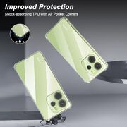 Husa pentru Xiaomi Redmi Note 14 4G Anti-Shock subtire si usoara, cu protectie colturi si lentile camera, transparenta