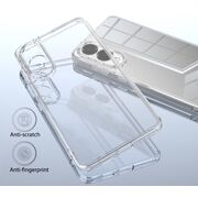 Husa pentru  Samsung Galaxy S25 Edge, Anti-Shock 1.5mm, cu protectie lentile, Transparent