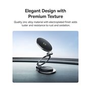 Suport telefon auto pentru bord cu magnet 360°, pliabil Baseus, C40172900121-00