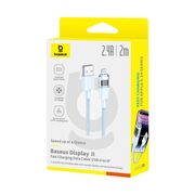 Cablu incarcare iPhone 2.4A Baseus, albastru, P10382700311-01