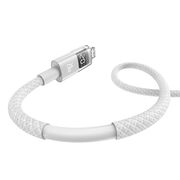 Cablu incarcare iPhone Baseus, Fast Charging, Type-C la Lightning, Digital Display, 20W, 2m, alb, P10382703211-01
