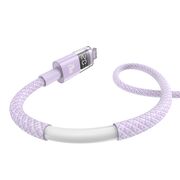 Cablu incarcare iPhone Baseus, Fast Charging, Type-C to Lightning, Digital Display, 20W, 2m, mov, P10382703511-01