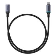 Cablu de date type-c tata la type-c mama, 4k@60hz, pd100w, 10gbps, 0.5m Baseus, negru, B0063370C111-00