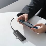 Docking station USB la 4x USB, Type-C Baseus, 0.25m, WKQX030001