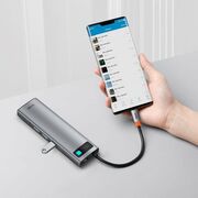 Hub USB-C Baseus la 3x USB, Type-C, VGA, 2x HDMI, CAHUB-CT0G