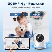 Camera supraveghere 360° interior Baseus, S0TV022132, alb