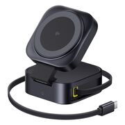Statie incarcare Fast Charging Baseus PicoGo 2in1 Fast Charger, cu cablu Type-C la Type-C, 67W, P10276800123-00