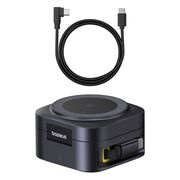 Statie incarcare Fast Charging Baseus PicoGo 2in1 Fast Charger, cu cablu Type-C la Type-C, 67W, P10276800123-00